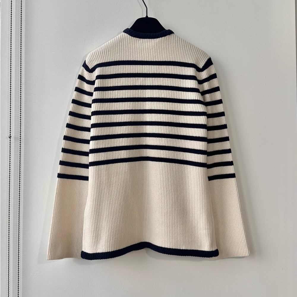 (New) Rag & Bone  Off- White Nancy Wool Cardigan - Picture 2 of 7